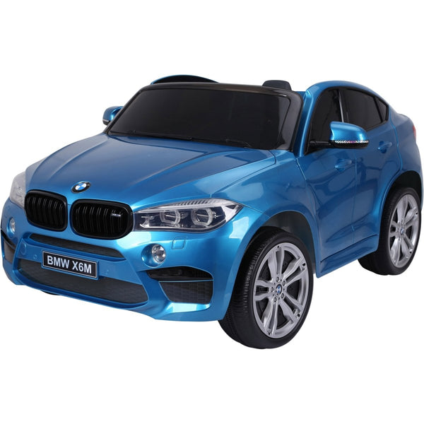 BMW X6M 12V Electric Two-Seater Ride On Car - Blue