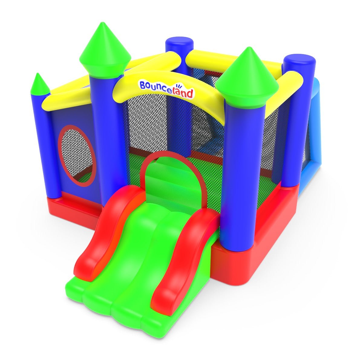 Bounceland inflatable Bouncy Castle with Blower – Deluxe Castle Activity Centre