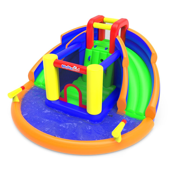 Bounceland inflatable Bouncy Castle with Blower - Dual Slide Castle Waterpark