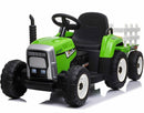 Children’s Electric 12V Ride On Tractor With Trailer and Remote