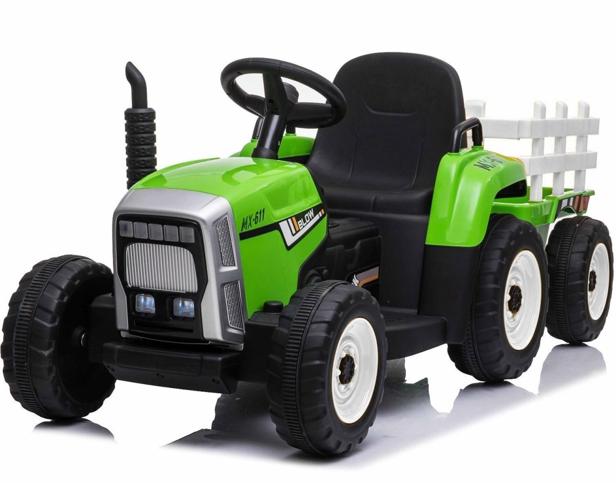 FARMER TRACTOR 12V GREEN FULL OPTIONS - Big Cars For Kids