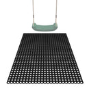Grass Protection Rubber Matting 1 x 1.5M For Garden Play Equipment + 4 Pegs