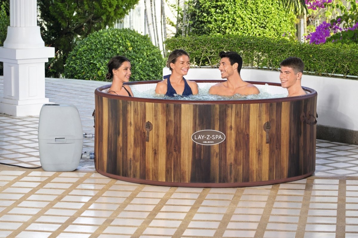 Lay-Z-Spa 71in x 26in Helsinki AirJet Inflatable Hot Tub Spa – BW60025