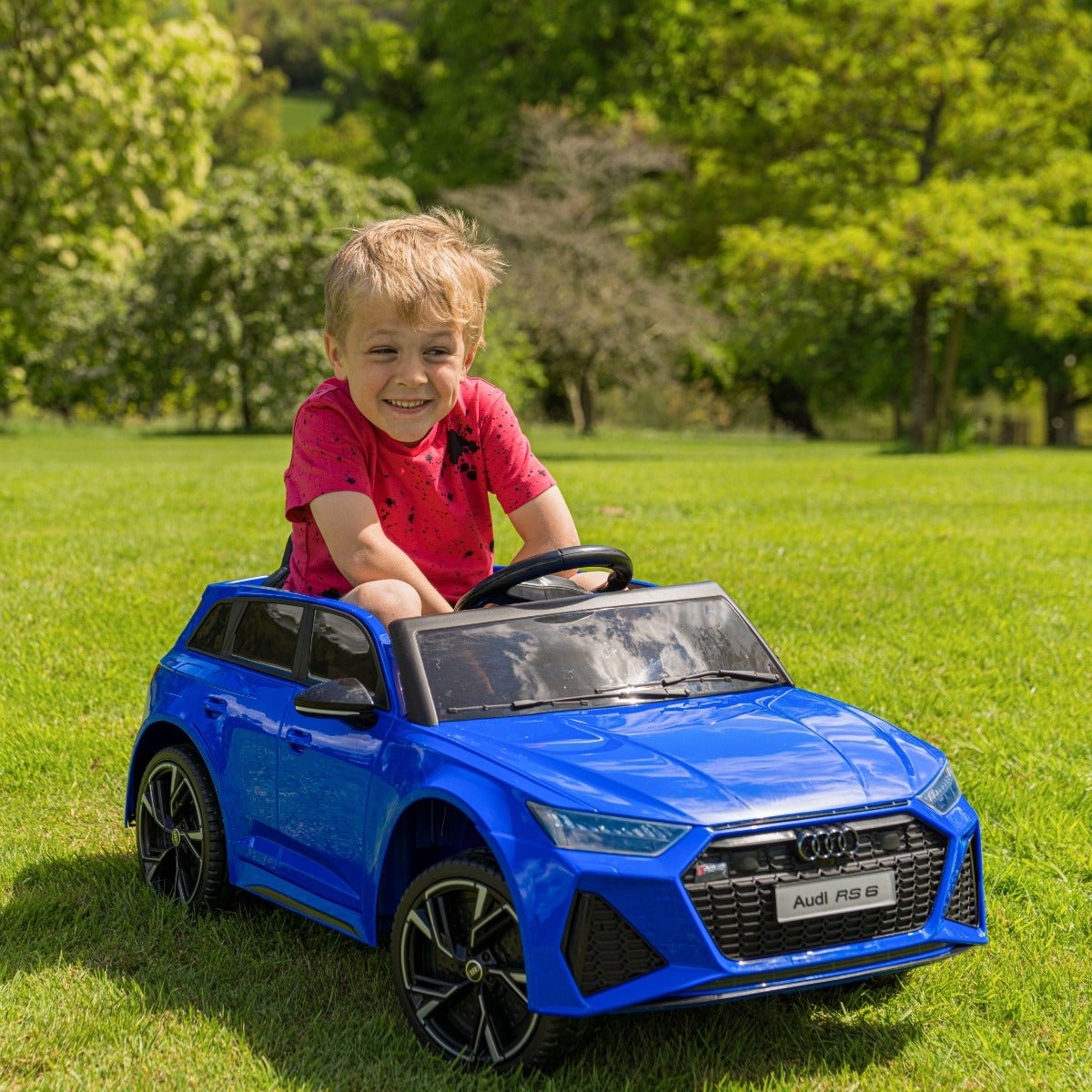 Audi RS6 12V Voiture électrique enfant Grise - Kidsrides