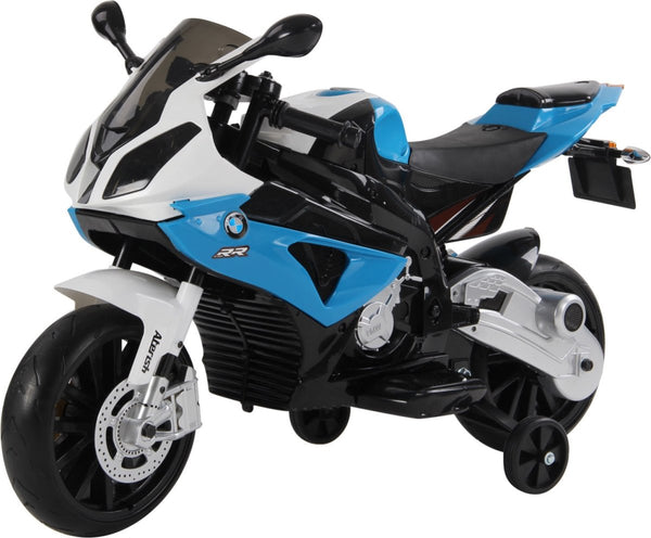 Licensed BMW 1000RR Kids 12V Ride On Electric Motorbike - Blue