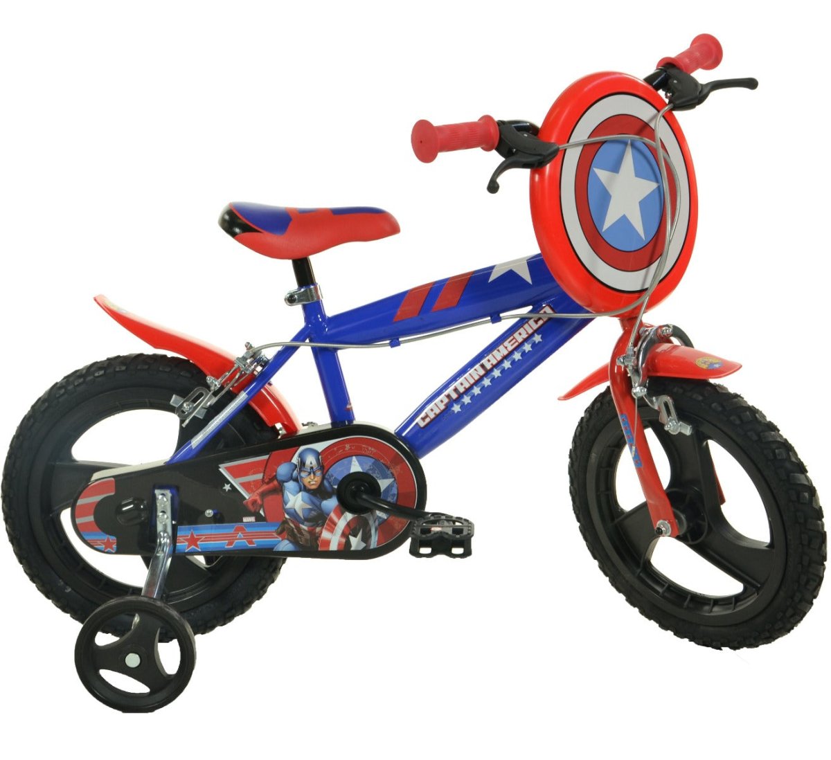 Licensed Children’s Pedal Bike - Captain America 16" Wheel Bicycle