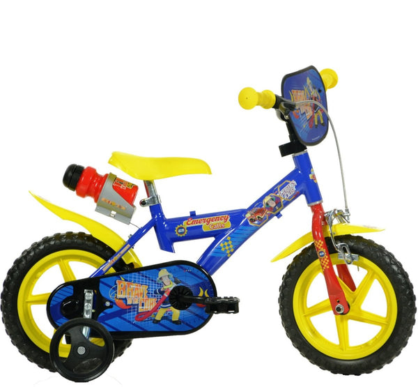 Licensed Children’s Pedal Bike - Fireman Sam 12" Wheel Bicycle