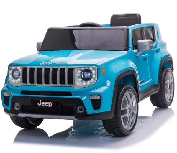 Licensed Jeep Renegade 12V Ride On Kids Electric Car - Blue