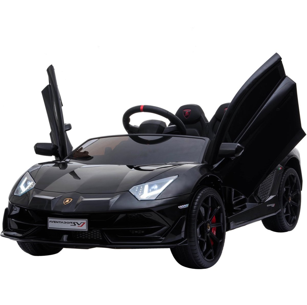 Licensed Lamborghini SVJ 12V Children’s Electric Ride On Car - Black