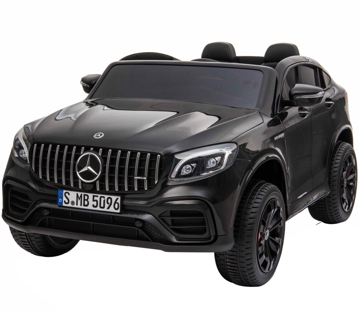 Licensed Mercedes AMG GLC 63 S Coupe 24V* 4WD 2 Seater Children’s Ride On Car - Black