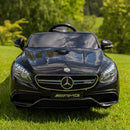 Licensed Mercedes-Benz S63 Kids Electric 12V Ride on Car - Black