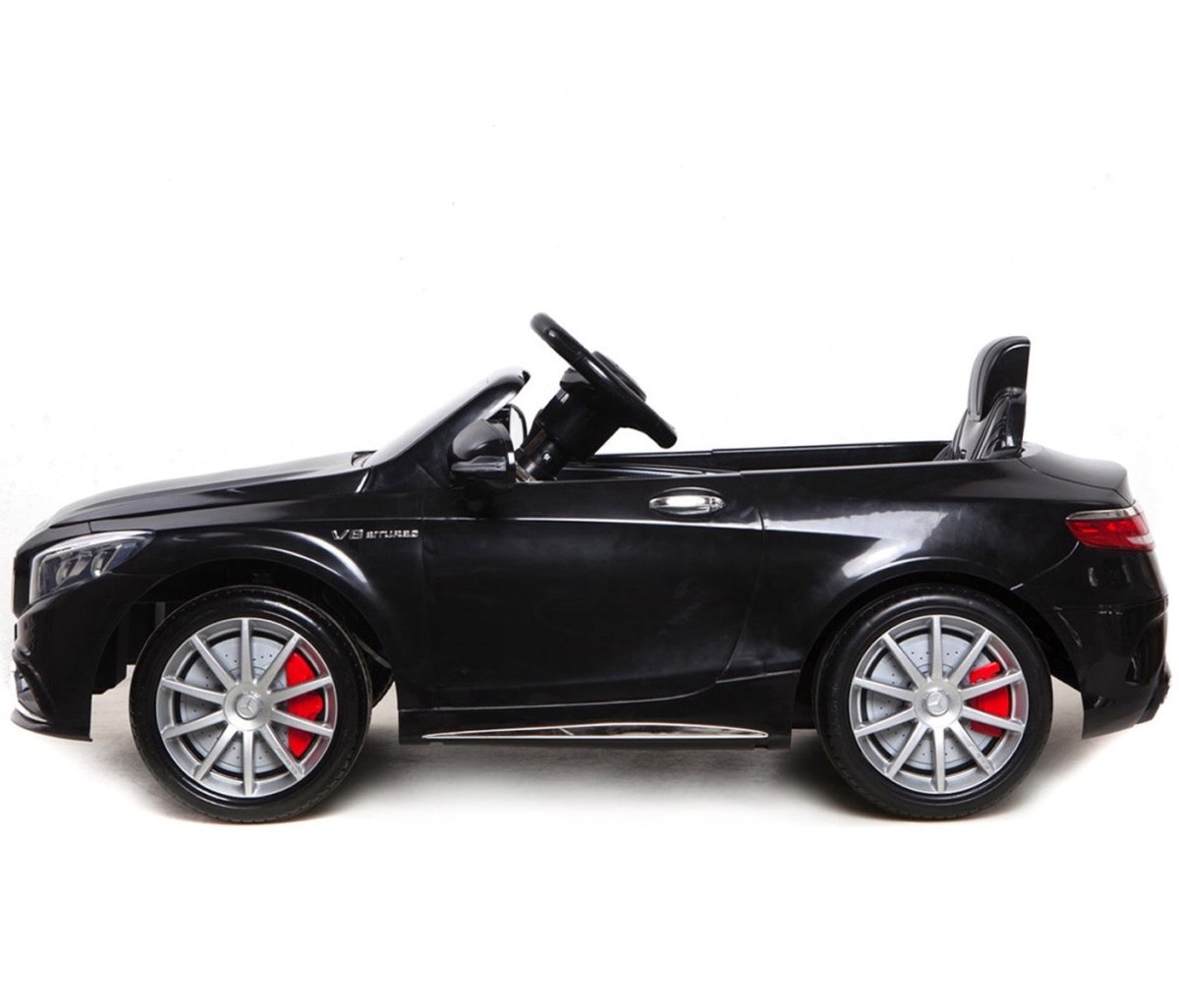 Licensed Mercedes-Benz S63 Kids Electric 12V Ride on Car - Black