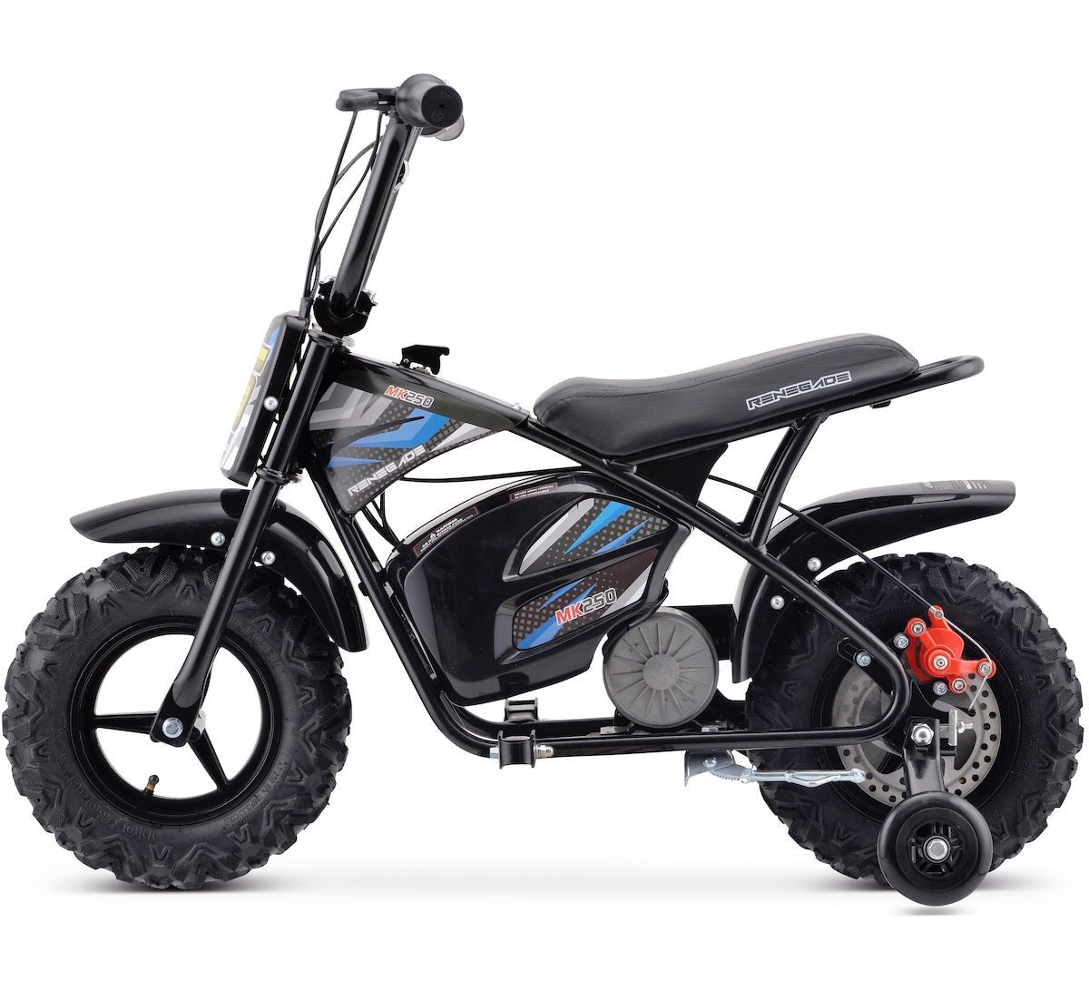 New Edition Renegade MK250 Kids 24V Electric Dirt Bike - Blue