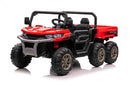 OutdoorToys 12V Electric 6-Wheel 4WD Ride On Tipper Truck