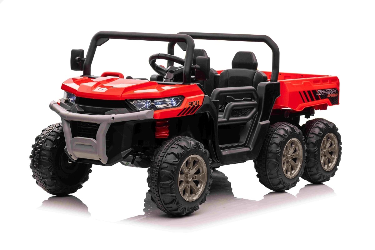 OutdoorToys 12V Electric 6-Wheel 4WD Ride On Tipper Truck
