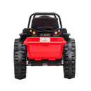 Outdoortoys 12V Electric Ride On Tractor with Tipper Trailer