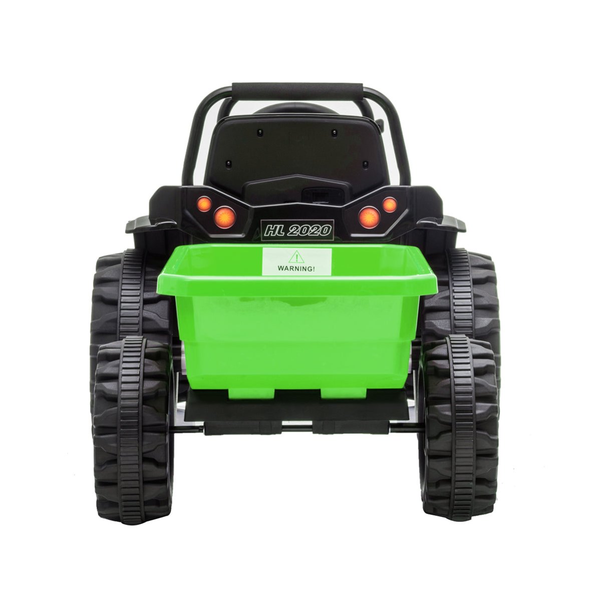 Outdoortoys 12V Electric Ride On Tractor with Tipper Trailer