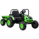 Outdoortoys 12V Electric Ride On Tractor with Tipper Trailer