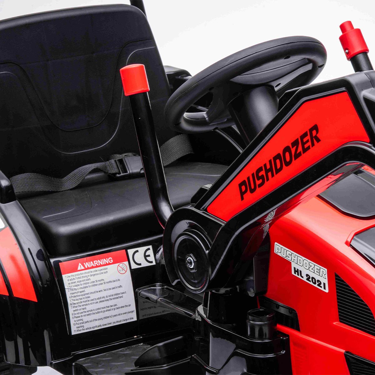 Outdoortoys 12V Electric Ride On Tractor with Working Bucket