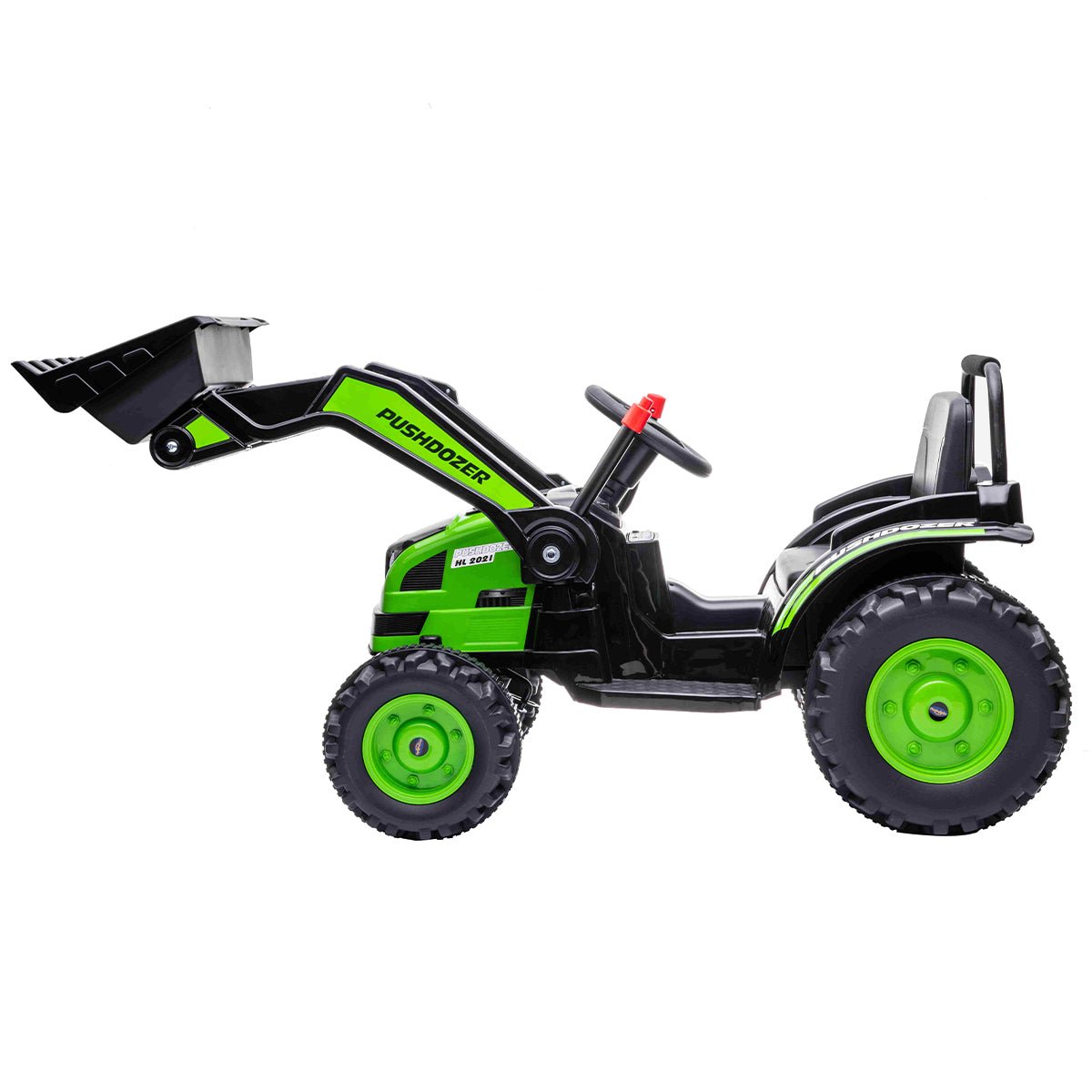 Outdoortoys 12V Electric Ride On Tractor with Working Bucket