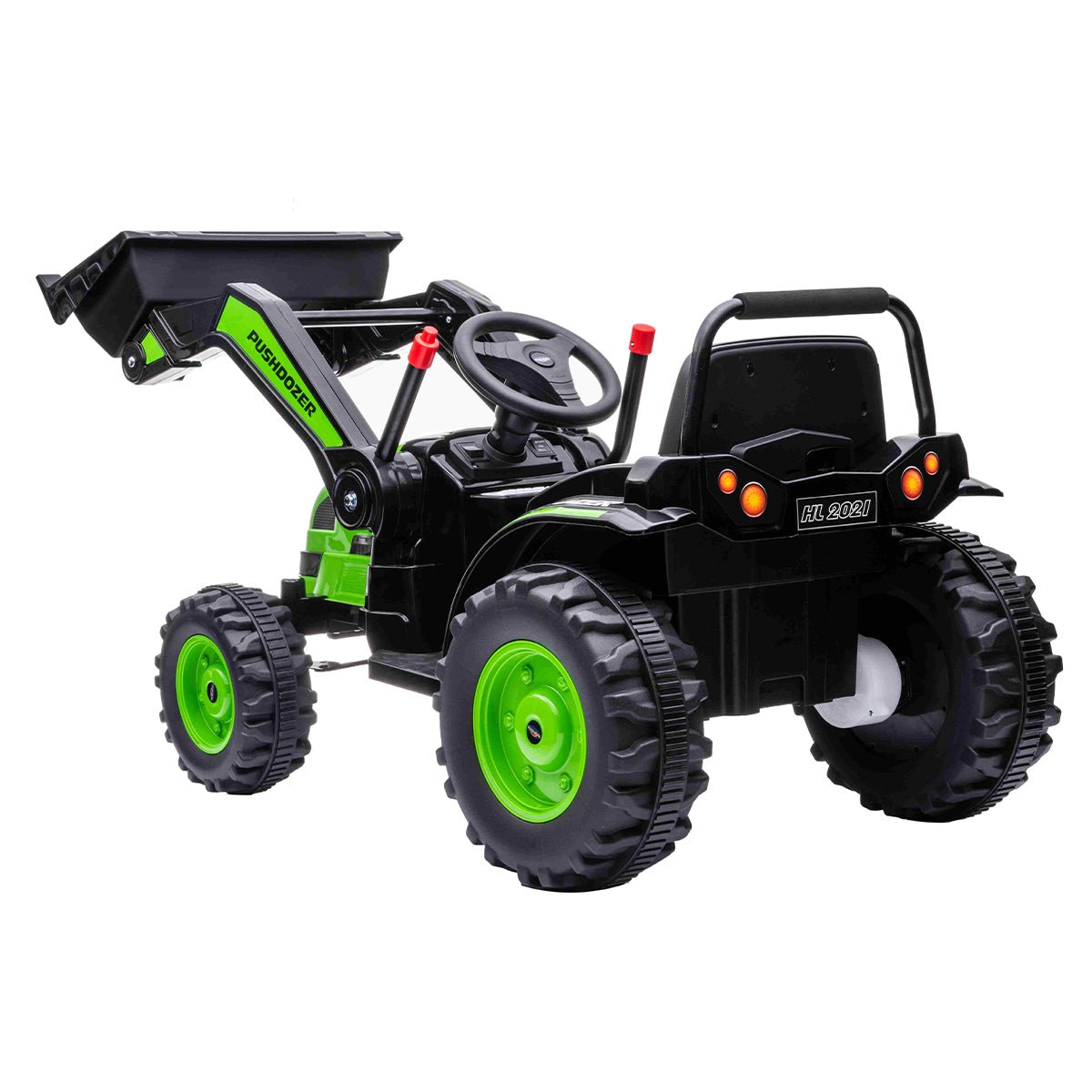 Outdoortoys 12V Electric Ride On Tractor with Working Bucket