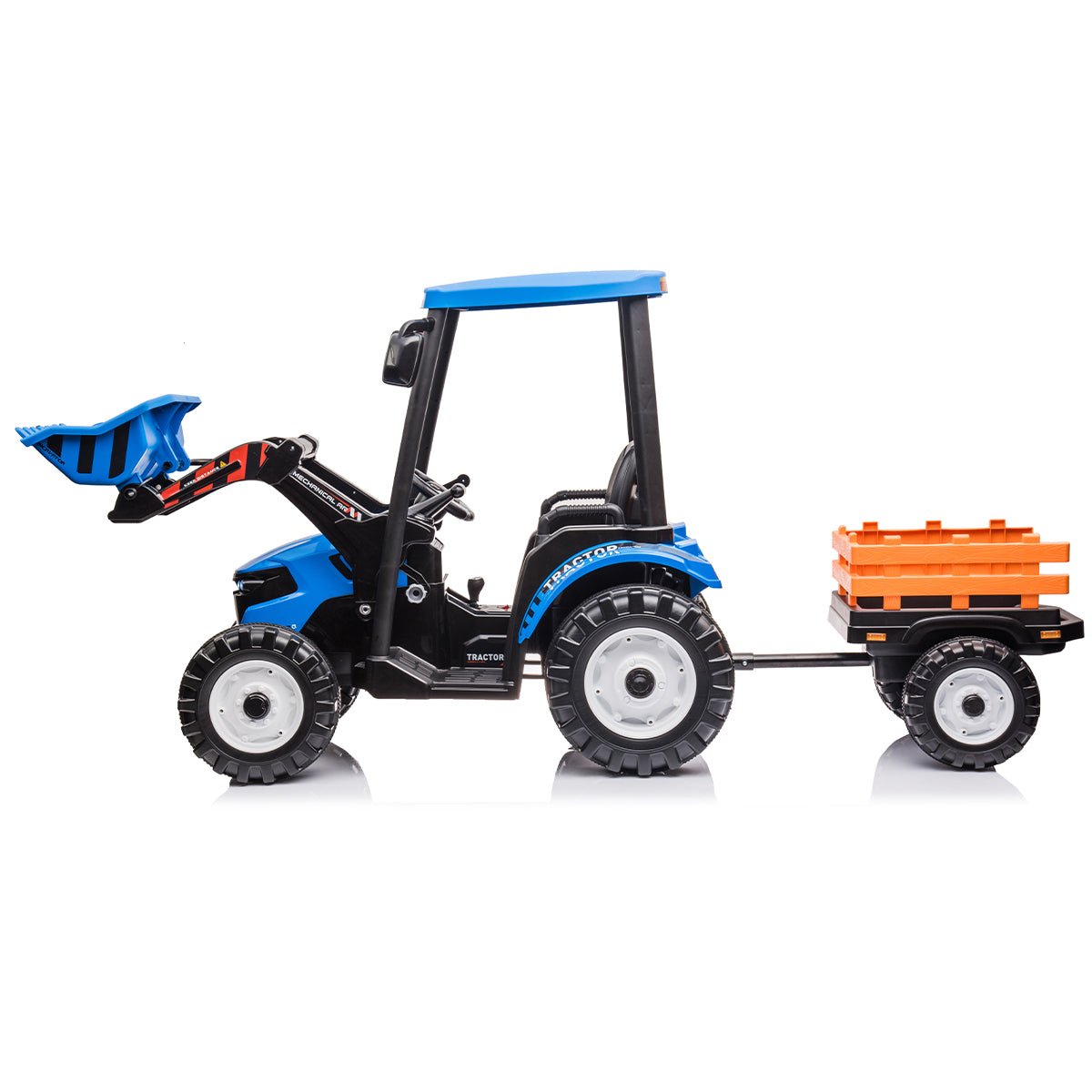Outdoortoys Hercules 12V Electric Ride On Tractor with Trailer