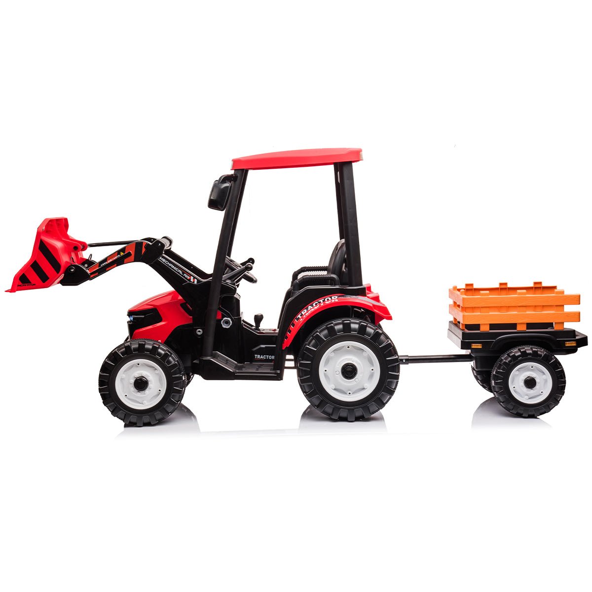 Outdoortoys Hercules 12V Electric Ride On Tractor with Trailer