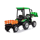 Outdoortoys Hercules 12V Electric Ride On Tractor with Trailer