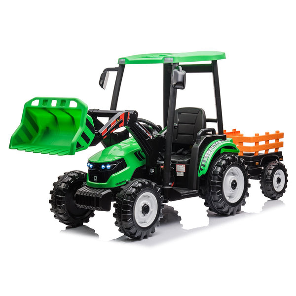 Outdoortoys Hercules 12V Electric Ride On Tractor with Trailer