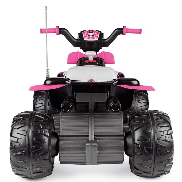 peg perego pink atv Peg Perego Corral T-Rex Kids Electrical Quad Bike - Pink