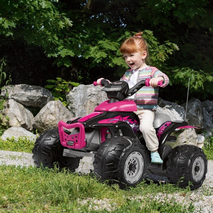 Perego Bus Mtb Peg Perego Corral T-Rex Kids Electrical Quad Bike - Pink | OutdoorToys