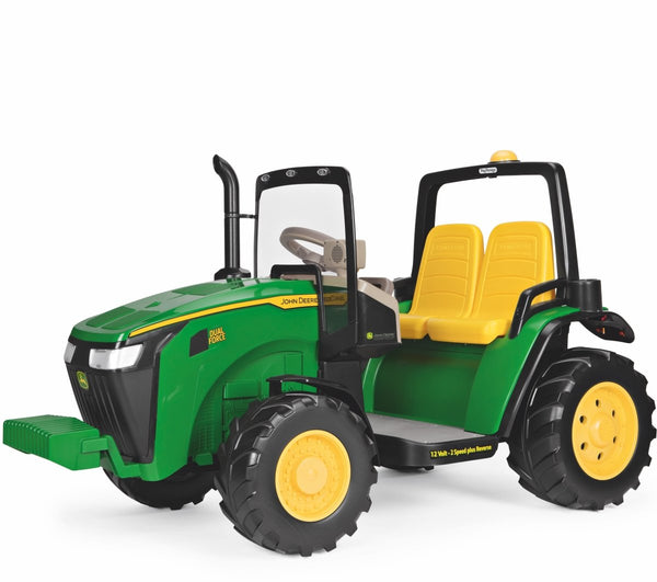 Peg Perego Licensed John Deere Dual Force 12V Ride On Tractor