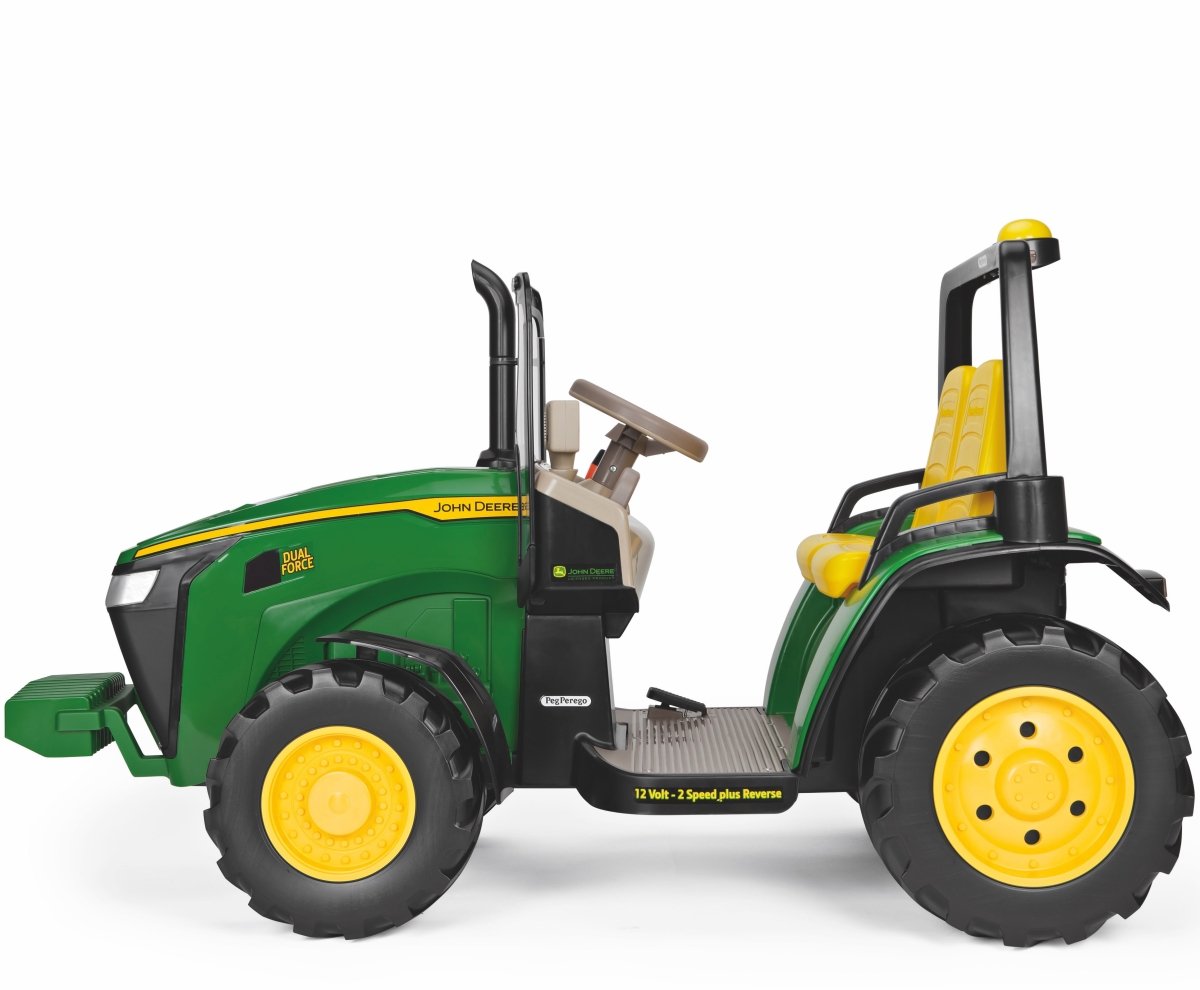 Peg Perego Licensed John Deere Dual Force 12V Ride On Tractor