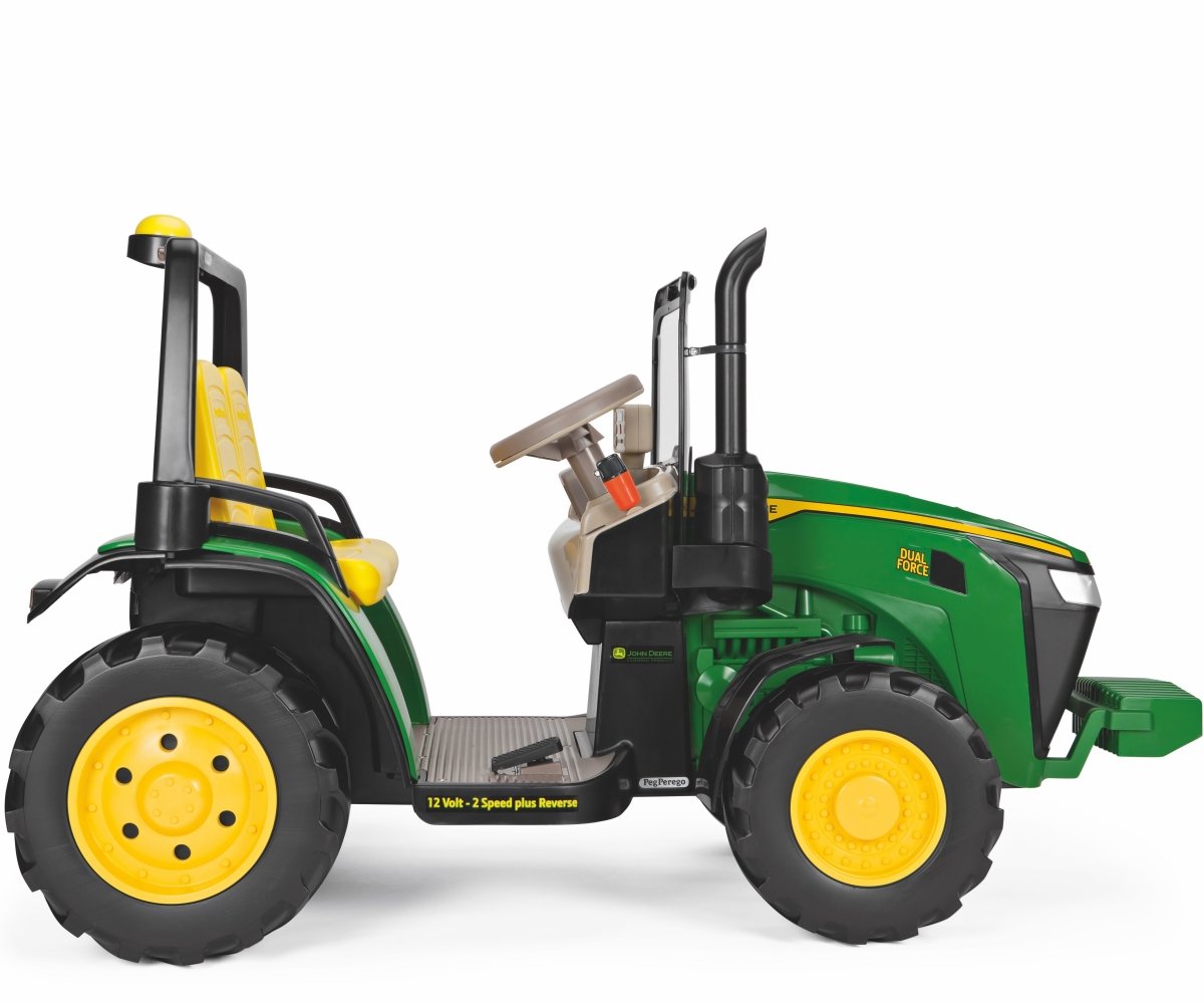 Peg Perego Licensed John Deere Dual Force 12V Ride On Tractor