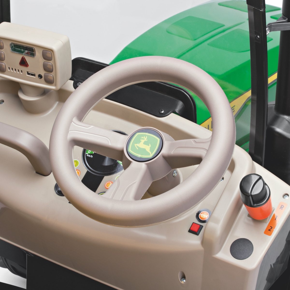 john deere dual force peg perego Peg Perego John Deere Dual Force Kids Ride On Tractor