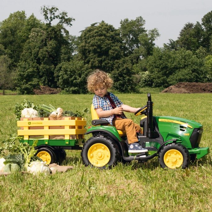 12V Peg Perego John Deere Ground Force Tractor Ride-on, for a Child Ages  3-7 