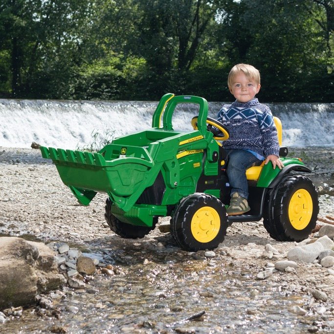 peg perego john deere mini power loader Peg Perego John Deere Ride On Tractor with Loader