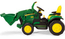 Peg Perego Licensed John Deere Ground Loader 12V Ride On Tractor - Green