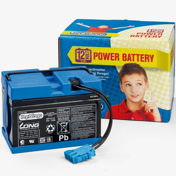 Batteria 6V 12Ah AGM KungLong Per Auto Elettriche Bambini Peg Perego | Ricambio 4251677300221