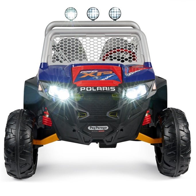 peg perego rzr 900 12v to 24v Peg Perego Polaris RZR Kids Electric Ride On Buggy - Blue