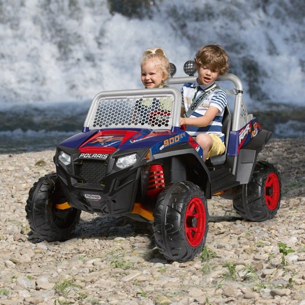 Peg Perego Polaris Ranger RZR 900 XP 2 Seater 24V Ride On Jeep - Blue
