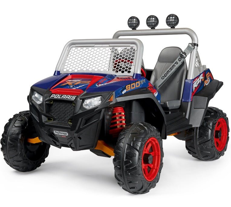 Peg Perego Polaris Ranger RZR 900 XP 2 Seater 24V Ride On Jeep - Blue