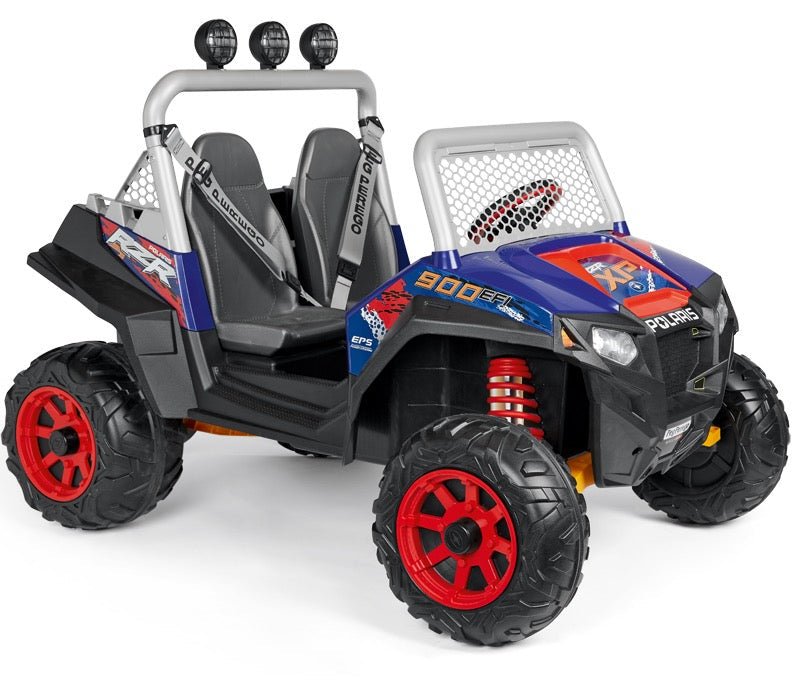 Peg Perego Polaris Ranger RZR 900 XP 2 Seater 24V Ride On Jeep - Blue
