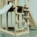 PolarPlay Balcony Tower Kids Wooden Climbing Frame - Una Sage
