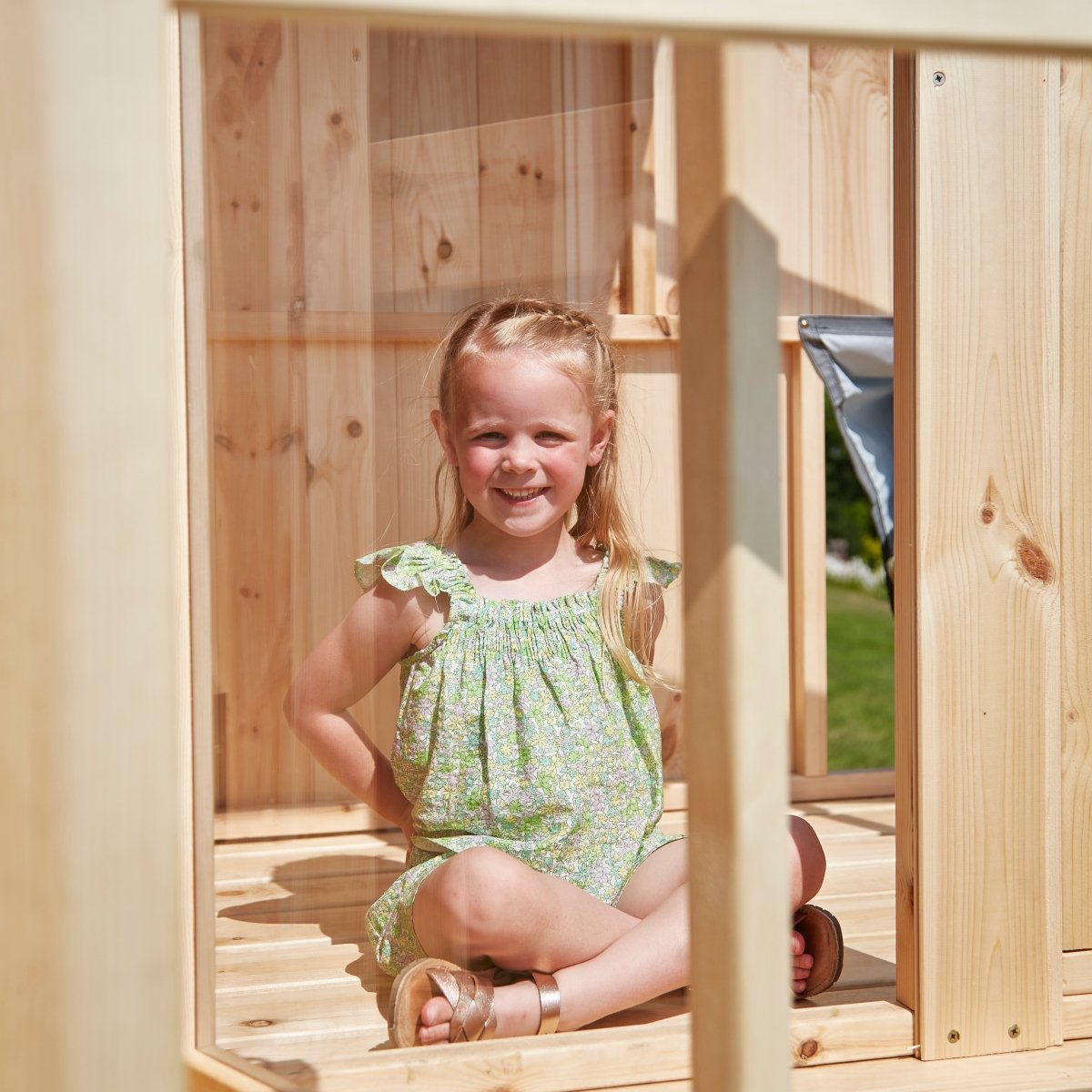 PolarPlay Kids Climbing Tower & Playhouse – Climb & Swing Ragna Rose
