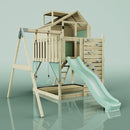 PolarPlay Kids Climbing Tower & Playhouse - Swing Brenna Sage