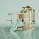 PolarPlay Kids Climbing Tower & Playhouse - Swing Brenna Sage