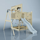PolarPlay Kids Climbing Tower & Playhouse - Swing Destin Mist