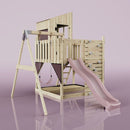 PolarPlay Kids Climbing Tower & Playhouse - Swing Destin Rose