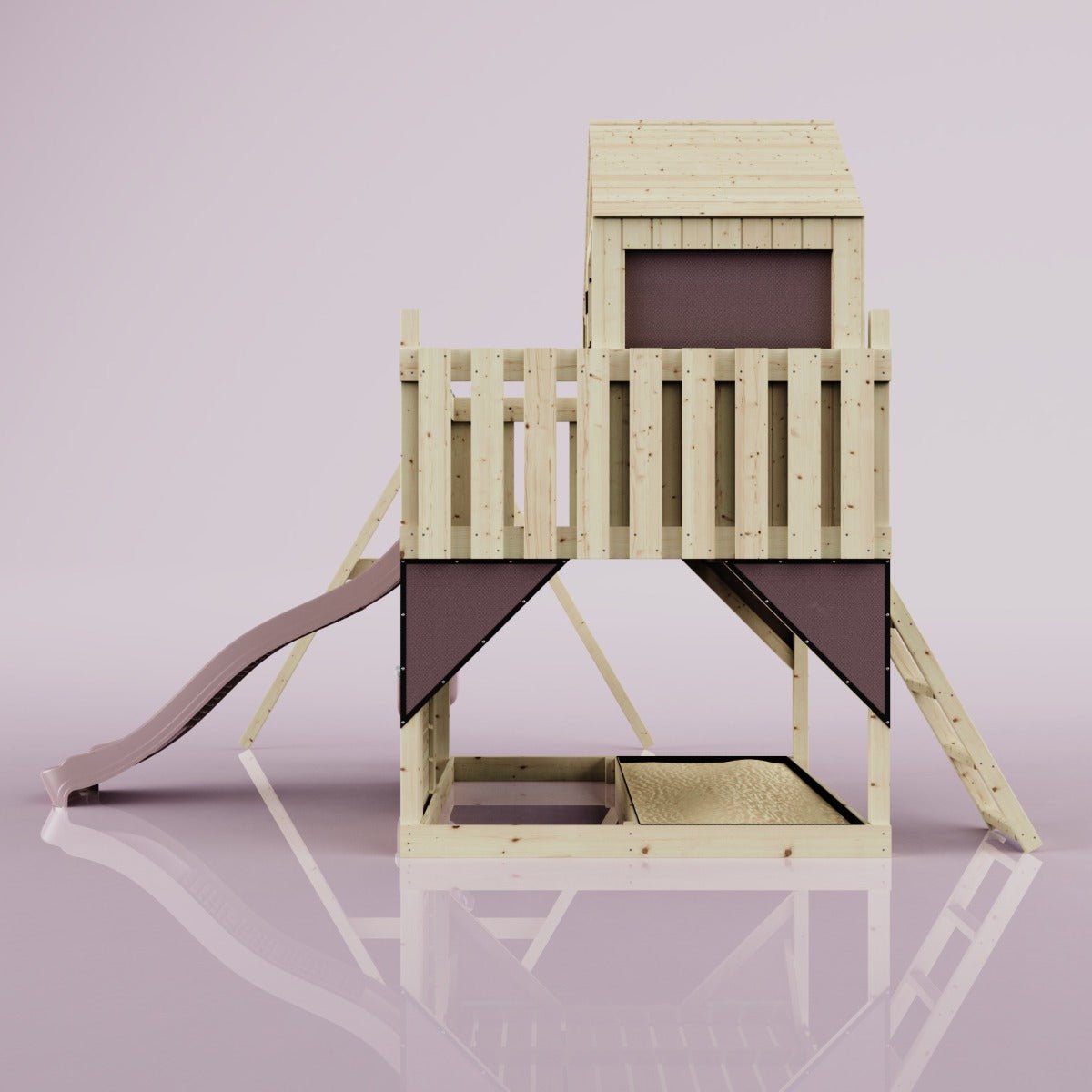PolarPlay Kids Climbing Tower & Playhouse - Swing Eerika Rose
